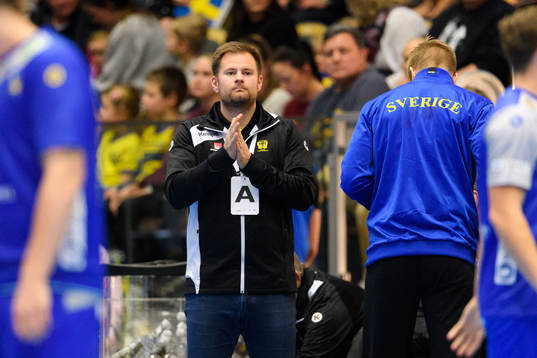 Sveriges förbundskapten Kristján Andrésson