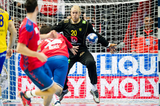 Sveriges målvakt Mikael Appelgren