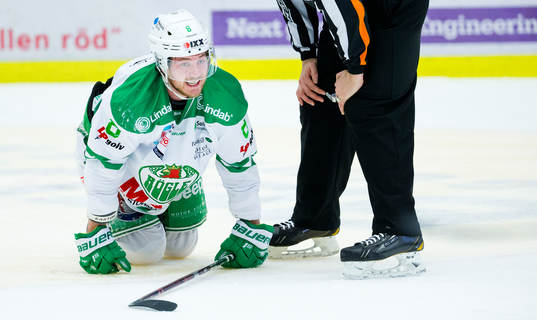 Rögles Linus Sandin deppar