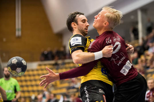 Karlskronas Gustaf Hallen och Lugis Hampus Jildenbäck