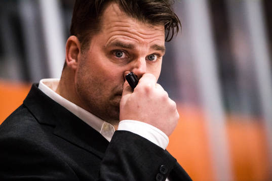 Karlskronas tränare Ove Molin  deppar