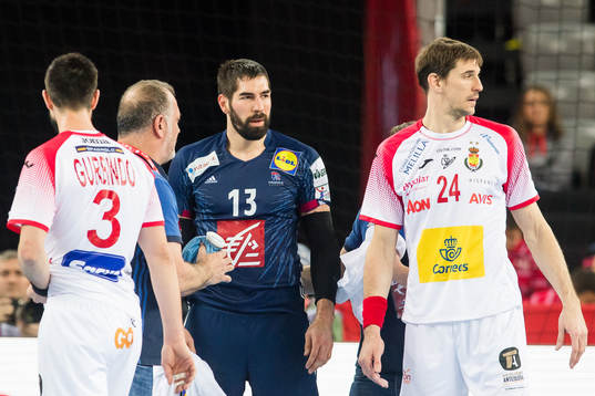 Frankrikes Nikola Karabatic deppar