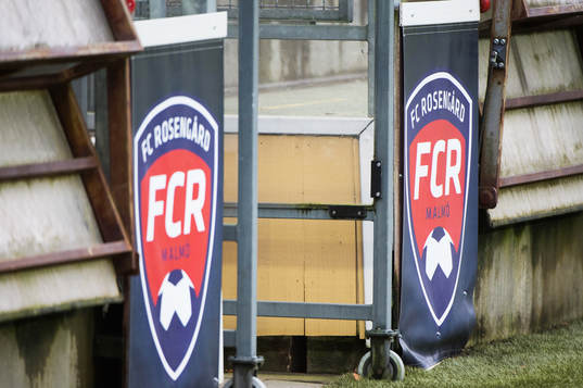 under träningsmatchen i fotboll mellan Rosengård och