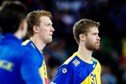 Sveriges Simon Jeppsson och Viktor Östlund deppar