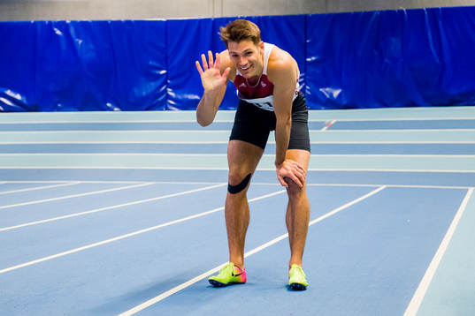 Vladimir Erik Vukicevic celebrates
