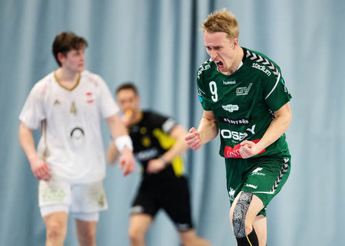 Helsingborgs Linus Nilsson jublar
