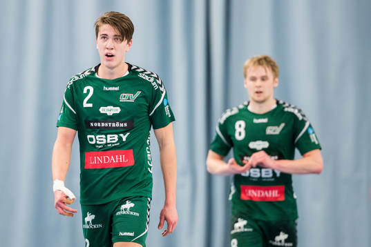 Helsingborgs Oskar Joelsson och Emil Lindqvist deppar