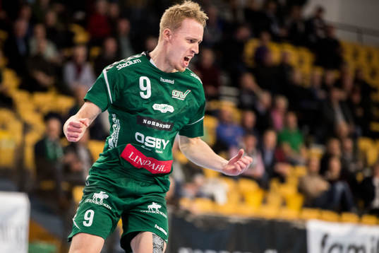 Helsingborgs Linus Nilsson jublar