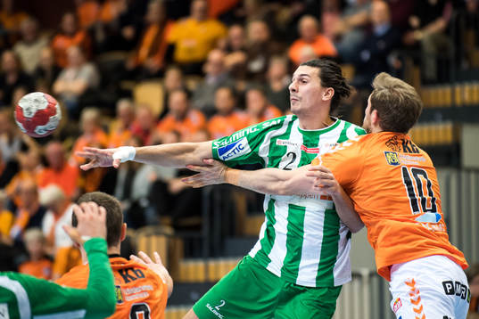Hammarbys Rickard Lönn och Kristianstads Albin Lagergren