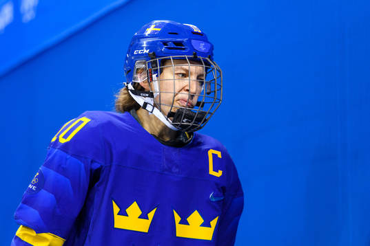 Emilia Ramboldt of Sweden looks dejected