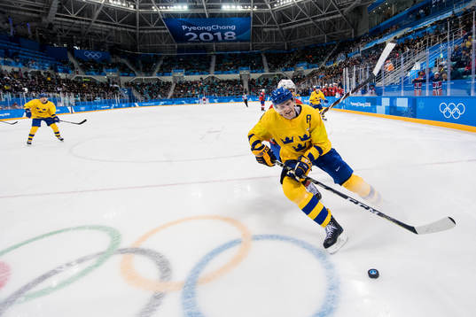 Staffan Kronwall of Sweden in the Men's Ice Hockey