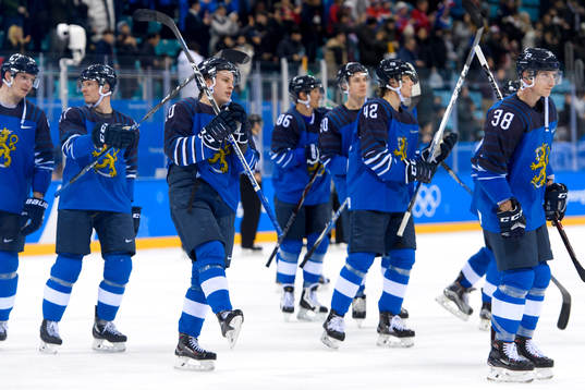 Eeli Tolvanen of Finland celebrates