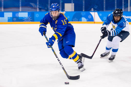 Pernilla Winberg of Sweden and Linda Välimäki of Finland