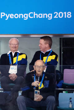 H.M King Carl XVI Gustav and Anders Larsson the president