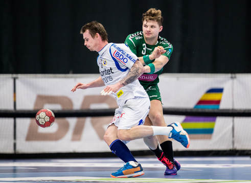 Redbergslids Tobias Johansson och Helsingborgs Jonatan