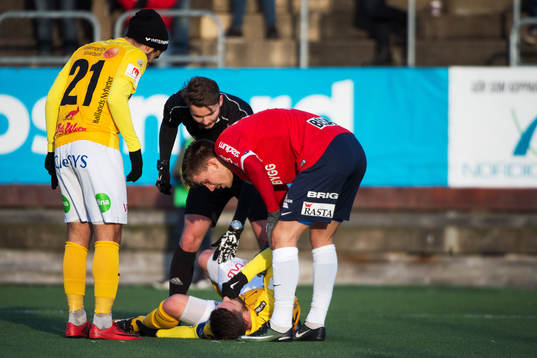 Falkenbergs Tibor Joza skadas