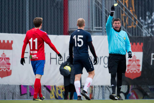 Helsingborgs Adam Eriksson och Tvååkers Jakob