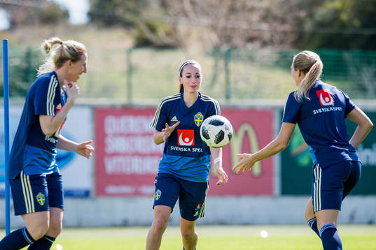 Sandra Adolfsson och Kosovare Asllani