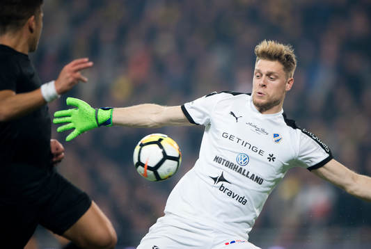 Halmstads målvakt Malkolm Nilsson