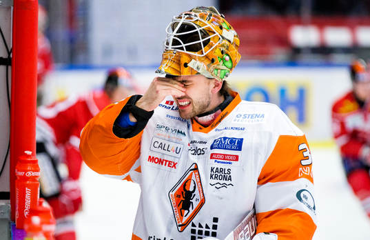 Karlskronas målvakt Johannes Jönsson