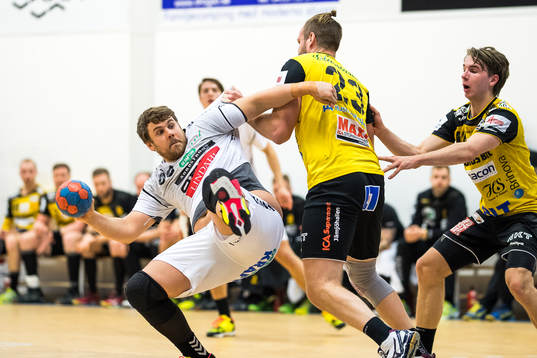 under handbollsmatchen i Handbollsligan mellan Karlskrona