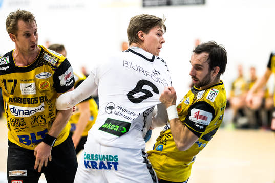 Helsingborgs David Svensson  och Karlskronas Gustaf Hallén