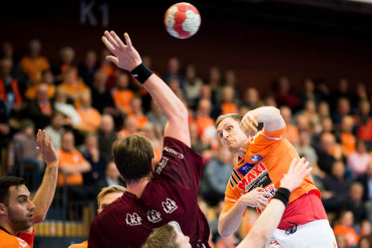 Kristianstads Albin Lagergren skjuter
