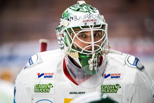 Frölundas målvakt Johan Gustafsson