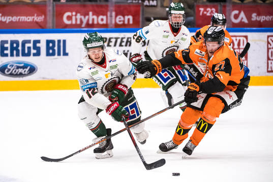 Frölundas Max Friberg  och Karlskronas Henrik Nilsson