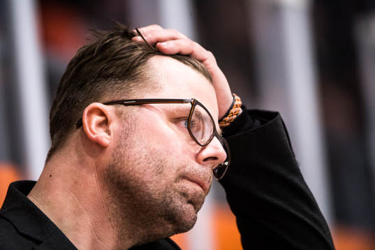 Karlskronas tränare Ove Molin  deppar