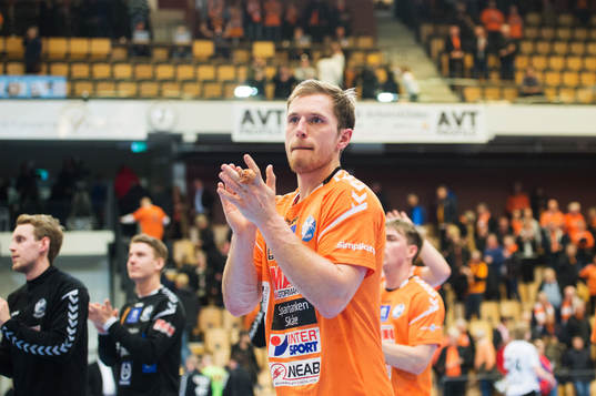 Kristianstads Albin Lagergren tackar publiken