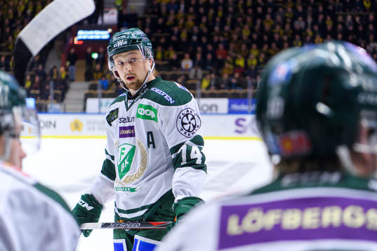 Färjestads Mikael Hedlund deppar