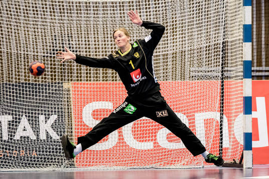 Sveriges målvakt Johanna Bundsen