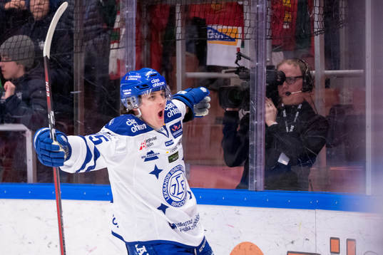 Leksands Johan Porsberger jublar