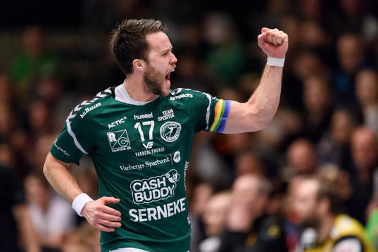 Varbergs Tobias Bengtsson jublar