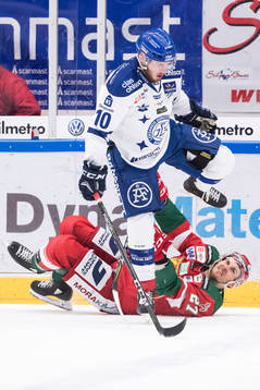 Leksands Matt Carey och Moras Matt Bailey  i