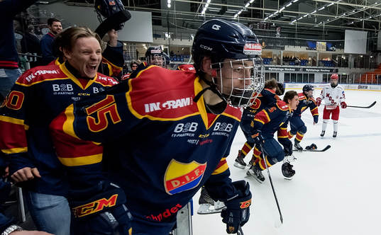 Djurgårdens spelare jublar