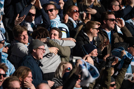 Malmö FFs supportar jublar