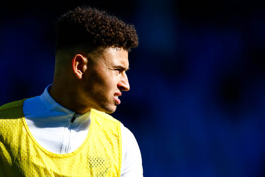 Norrköpings Jordan Larsson före  fotbollsmatchen i