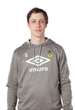 BK Forwards sjukgymnast Simon Karlsson