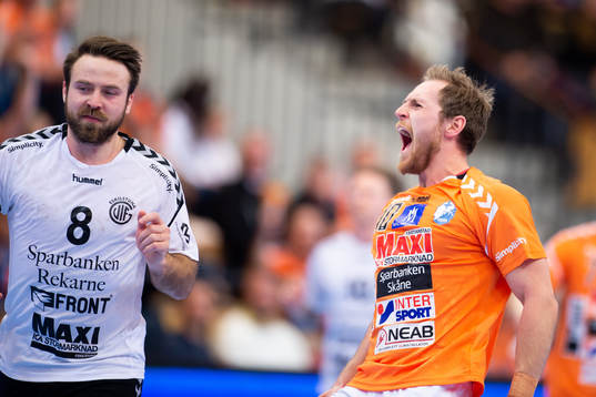 Kristianstads Albin Lagergren jublar i ansikte på Guifs