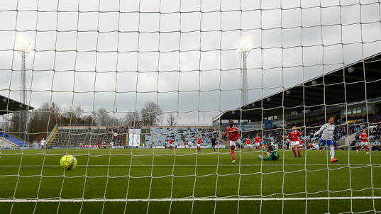 Mål 2-1 av Norrköpings David Moberg Karlsson
