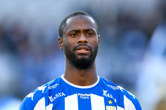 IFK Göteborgs Vajebah Kaliefah Sakor vid lineup innan