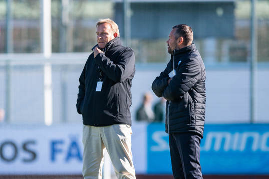 Göteborgs sportchef Lasse Svensson och tränare Marcus
