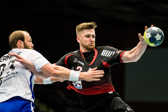 HK Malmös Linus Persson och Alingsås Oscar Bergendahl
