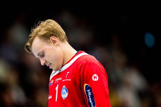 Alingsås målvakt Rickard Frisk deppar