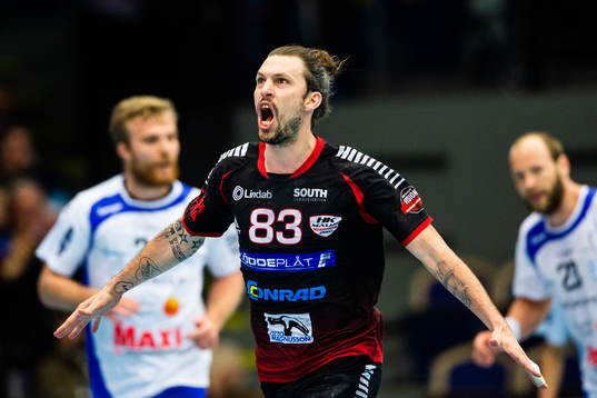 HK Malmös Fredrik Petersen jublar