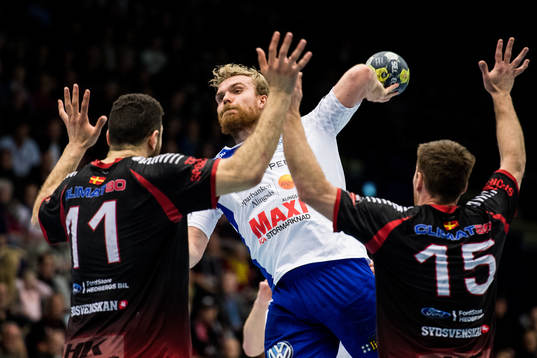 Bläddra bland fler bilder av Handboll, Handbollsligan, Semifinal 3, HK Malmö - Alingsås