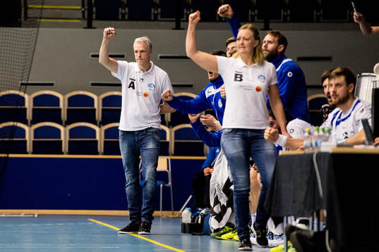 Alingsås tränare Mikael Franzén och assisterande