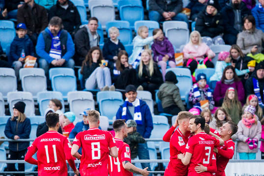 Trelleborgs Dennis Hadzikadunic jublar